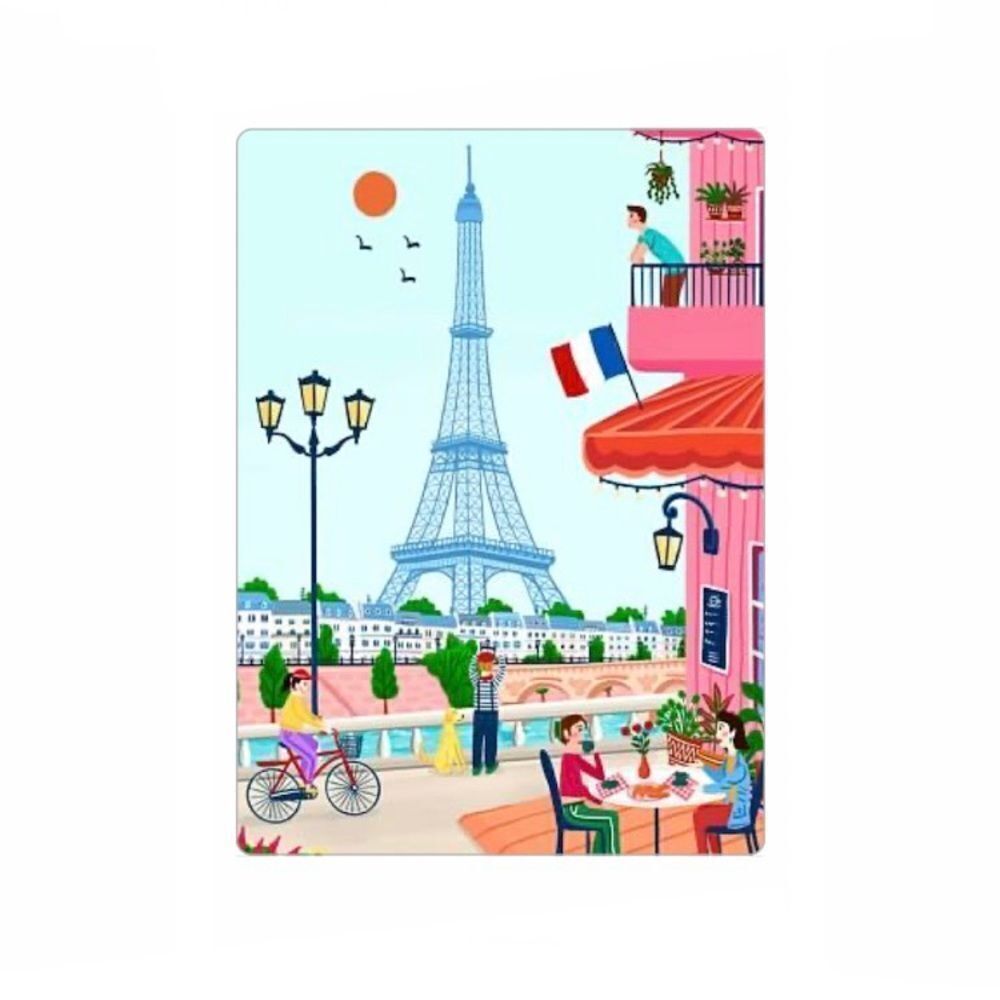 COPY - Whimsical  Paris France Souvenir Travel Magnet